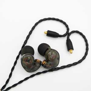 Auriculares intrauditivos Mmcx con cable desmontable para audio de alta fidelidad, color negro, respuesta de frecuencia de 20 a 2000 Hz - Product Image 2