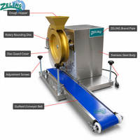 Rouleuse à pâte électrique automatique de table compacte en acier inoxydable pour la fabrication de boules de pâte à pain et à brioches pour boulangerie