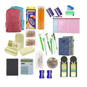 Kit de suministros de regreso a la escuela Kit de suministros escolares esenciales de regreso a la escuela Juego de papelería de alta calidad
