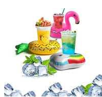 Flotteur gonflable pour piscine de plage du fabricant LGM avec porte-gobelet pour fête aquatique Élégant à monter pour s'amuser au soleil