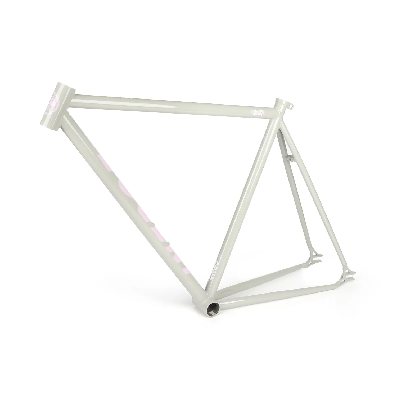 FM002 Fixie quadro de bicicleta 700c rack de bicicleta de estrada de velocidade única pista de corrida bicicleta engrenagem fixa quadro + garfo dianteiro