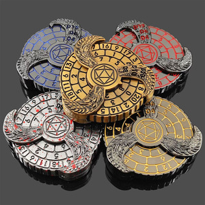 Juego de dados poliédricos grandes Metal y resina D20 D12 D10 D8 D6 D4 para MTG RPG Juego de mesa Accesorios para juegos de mesa - Product Image 2