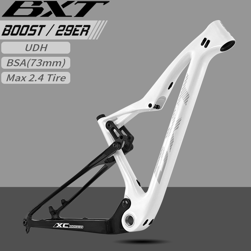 BXT Full Carbon MTB Suspension Frame - XC 29 Mountain Bike