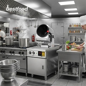 OULI - Máquina de <span class=keywords><strong>Cocina</strong></span> Automática Comercial Económica, Wok Semiautomático a Gas, <span class=keywords><strong>Robot</strong></span> Inteligente para Saltear, Multifuncional para Restaurantes - Product Image 2