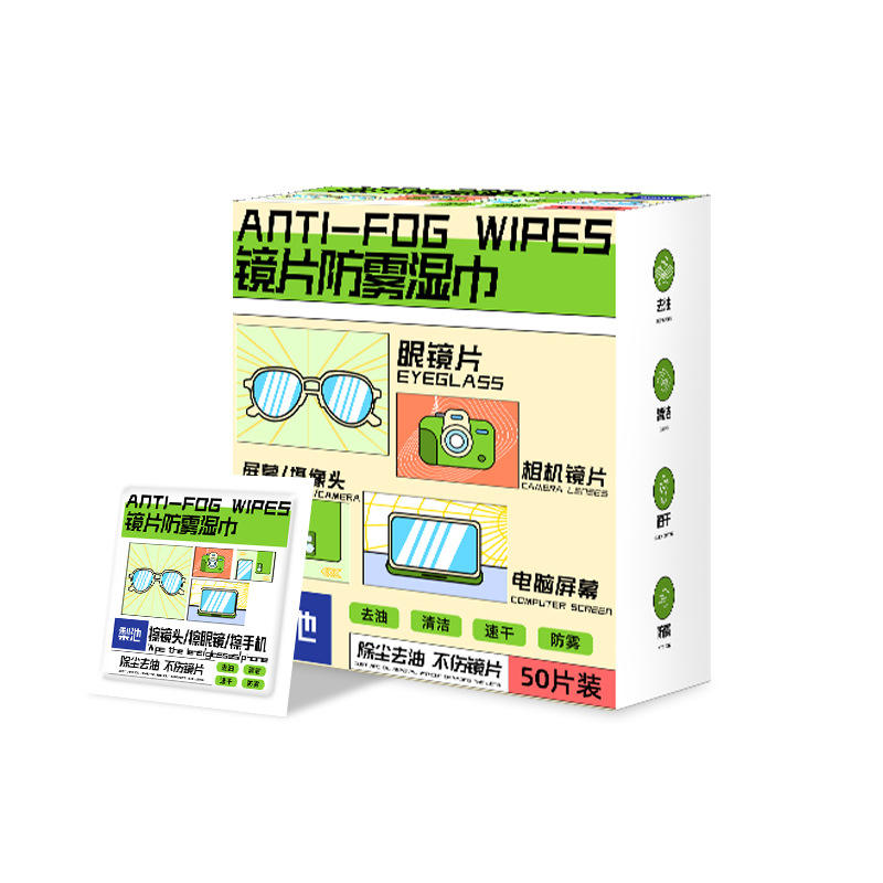 Eco-Friendly Anti-Fog Lens Wipes For Swim Goggles Portable Pre-Moistened Individually Wrapped 100 Pack Camera Purpose Paper