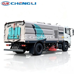 รถกวาดถนนดีเซลตงเฟิง 4x2 พร้อมระบบดูดฝุ่นสำหรับพื้นที่เหมือง - Product Image 2