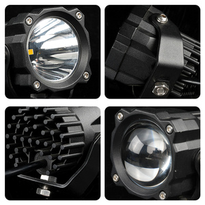 2,5 pulgadas 40W alto brillante blanco amarillo Led lámpara antiniebla todoterreno UTV ATV luces auxiliares Pod foco Led 4x4 accesorios para automóviles - Product Image 3