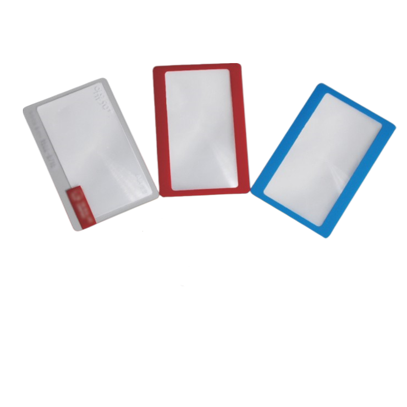 Очки для кредитных карт Лупа 3x карманное увеличительное стекло линза Френеля оптические инструменты