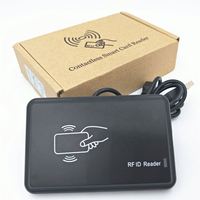 Barato 125Khz 13,56 MHZ Control de acceso de solo lectura Interfaz USB IC Tarjeta de identificación Lector RFID