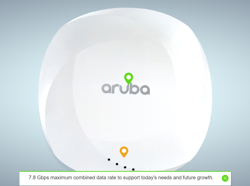 HPE Aruba 655 Wi-Fi 6 AP - High Density Indoor Networking