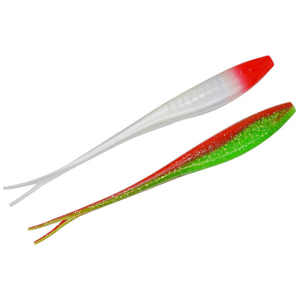 OEM 3 pièces/sac leurre de pêche en TPE 18cm 18g appât souple en forme de ver en forme de V appât nageur en forme de ver d'eau douce - Product Image 6