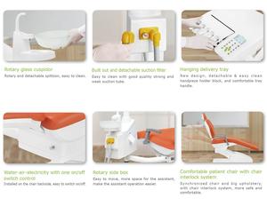 Unidad de Sillón Dental Eléctrico Completa con Pieza de Mano de Alta y Baja Velocidad - Product Image 6