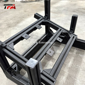 Cockpit de simulation de course en aluminium 4080, simulateur de conduite à force de poussée G, meilleur cadre de cockpit de course avec support en profilé aluminium - Product Image 5