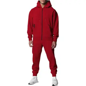 New Design Regular Men Sweat With Tracksuits Blank Joggers Unlined Tracksuits Pullover