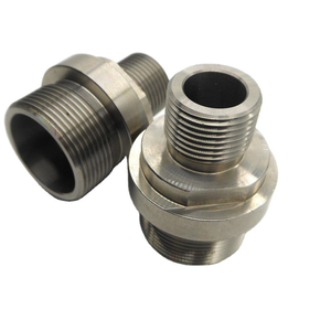 Custom Stainless Steel Multi <b>Step</b> Thread Connector Precision Fluid Pneumatic Fitting Adapter CNC Machining OEM Service - Product Image 1