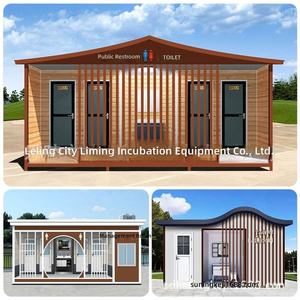 Casa Contenedor de Estilo Asiático con Espacio de Vivienda Rectangular, Puerta Arqueada y Diseño de Listones Verticales - Product Image 2