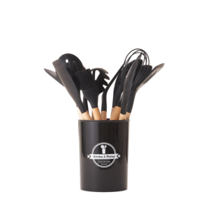 15pcs Wholesale Private Label Cooking Conina Non-Stick Heat Resistant Wooden <b>Silicone</b> Kitchen <b>Utensils</b> - Product Image 6