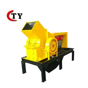 diesel generator Construction waste hammer crusher operation is simple Tian you Chen sold hammer crusher automation