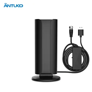 Antuko adaptor antena Tv Digital 4K 1080P, penguat Tv Digital antena untuk jarak jauh
