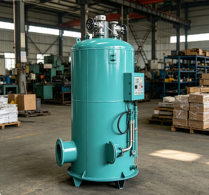 Chaudière industrielle à eau chaude à tubes de fumée de 3 tonnes, à gaz, 1,0 MPa, à circulation naturelle, verticale, entièrement automatique, GPL - Product Image 3