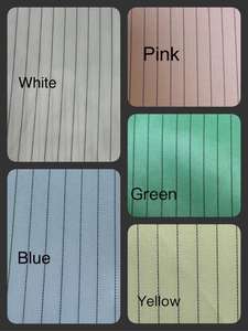ESD <b>Fabric</b> Workwear for Food Industry Stand Collar Stripe Clean Room Clothing with Safety Features - Product Image 5