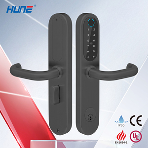 Serrure de porte intelligente extérieure en acier inoxydable 304, anti-effraction, ignifuge, NFC, ANSI, européenne, avec carte mémoire, compatible Alexa - Product Image 1