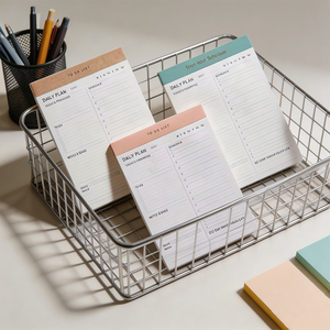 Bloc-notes minimaliste pour planification quotidienne, liste de choses à faire, liste de points à vérifier pour la productivité au travail - Product Image 3