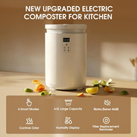 Recycleur de déchets alimentaires organiques entièrement automatique, broyeur de déchets ménagers électrique pour cuisine, capacité 4,5 L, composter de cuisine