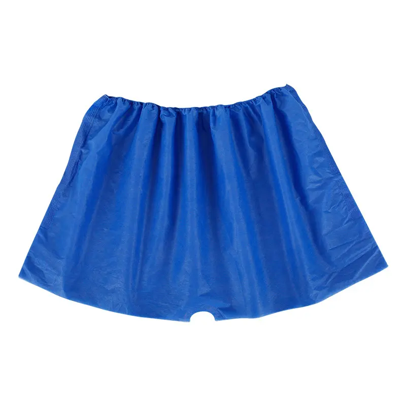 Disposable plus size shorts, unisex breathable foot bath pants, non-woven sauna boxer in stock