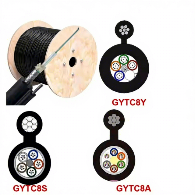 High Performance Self-Supporting Aerial Figure 8 Fiber Optic Cable GYTC8S/GYTC8Y/GYTC8A PE FRP Steel for LAN Long Communication