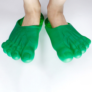 Ciabatte Divertenti a Cinque Dita Stile <span class=keywords><strong>Hulk</strong></span> in Vinile, Simulazione Piedi Nudi, Moda 2025 - Product Image 2