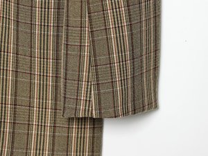 PB&ZA Nouvelle Collection <span class=keywords><strong>Été</strong></span> – <span class=keywords><strong>Veste</strong></span> de Costume <span class=keywords><strong>Femme</strong></span> Style Commuter Français à Col Montant, Manches Longues, Poches à Rabat et Bouton Unique, Motif Carreaux - Product Image 6