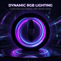 Support de présentation de chaussures flottant avec télécommande et lumière LED 16 couleurs