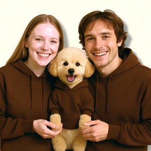 Diseñador de Navidad marca de lujo accesorios de moda Navidad pequeño grande al por mayor personalizado a juego perro y dueño ropa para perros - Product Image 1