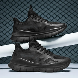 Nouvelles chaussures de course pour hommes 2025 – Respirantes, légères, en maille, avec semelle épaisse, doublure en cuir et lacets – Chaussures décontractées de haute qualité - Product Image 3