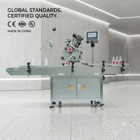 Máquina Etiquetadora Industrial de Superficie Superior DAAP, Equipo Automático de Etiquetado Plano para Empaquetado
