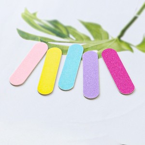 Lime à ongles éponge de haute qualité de couleur en gros d'usine Mini lime à ongles personnalisée marque privée - Product Image 3
