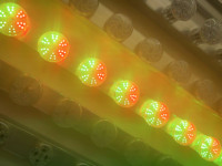 Lampes LED préprogrammées RGB AC24V 60MM à haute luminosité, points lumineux pour parcs d'attractions, manèges, parcs à thème