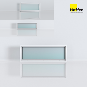 หน้าต่างกระจก uPVC Hoffen ขนาด 100x40 แบบคงที่ กันเสียง กันน้ำ ป้องกันความร้อน สำหรับอาคาร - Product Image 6