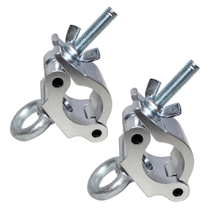 Stage Light Truss <b>Clamp</b> Hook Coupler for 25MM to 40MM Tube 100KG Capacity <b>Quick</b> Install Black Silver Event Rigging Hardware - Product Image 3