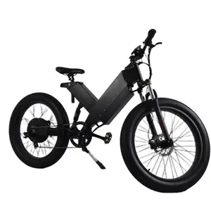 New Arrival 48V 17AH 1000W 26" Fat Tire 7 Speed New Motor Mountain Folding electric chopper bike for adult