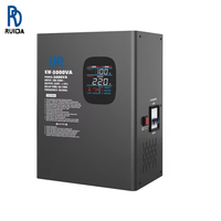 Régulateur de tension automatique monophasé KEBO KWB 3000VA avec programmation PLC, affichage LED complet, montage mural en cuivre, CA Japon