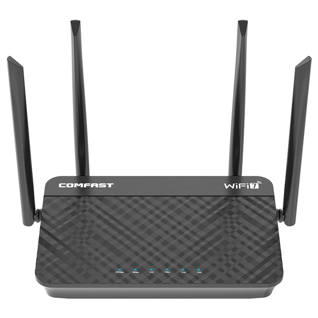 Hot Sale America COMFAST Mesh WiFi 7 5G 3600Mbps Router With External High Gain Antennas Dual Band OpenWRT Wireless Routers
