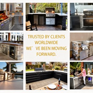 Outdoor Kitchen BBQ <strong>Grill</strong> Cabinets Islands Heavy Duty 304 Stainless Steel Electronic Pulse Ignition Flame Safety Visual <strong>Grills</strong> - Product Image 4