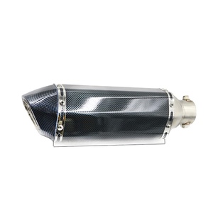 Motocicleta Universal tubo de Escape silenciador del motor de moto izquierda y derecha para TMAX530 XMAX300.250 CBR500 mt09 - Product Image 1