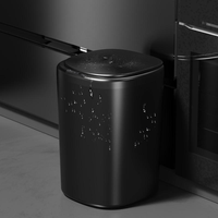 Poubelle Intelligente 14L avec Wi-Fi, en PVC, à Détection Automatique, Sans Contact, Mains Libres, à Induction par Mouvement et Vibration