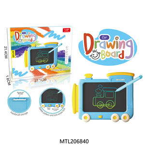 Bloc de escritura borrable de 8,5 pulgadas, juguetes electrónicos, autobús de dibujos animados, tablero de dibujo, juguete, tableta de escritura LCD para niños - Product Image 4