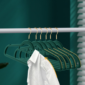 Pack de cintres en velours <span class=keywords><strong>vert</strong></span> antidérapants pour vestes, pantalons, robes, vêtements, <span class=keywords><strong>cintre</strong></span> de rangement à domicile - Product Image 2