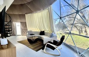 Cupola di Vetro Trasparente per Hotel, Glamping, Giardino, <span class=keywords><strong>Stanza</strong></span> con Vista sul <span class=keywords><strong>Cielo</strong></span> Stellato, Prefabbricata - Product Image 5