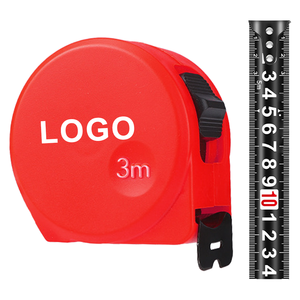 Mètre Ruban Publicitaire Personnalisé <span class=keywords><strong>3m</strong></span> 5m 10m Portable Épaissi en Acier Noir et Doré avec Logo Personnalisé - Product Image 1
